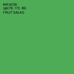 #4EAC56 - Fruit Salad Color Image